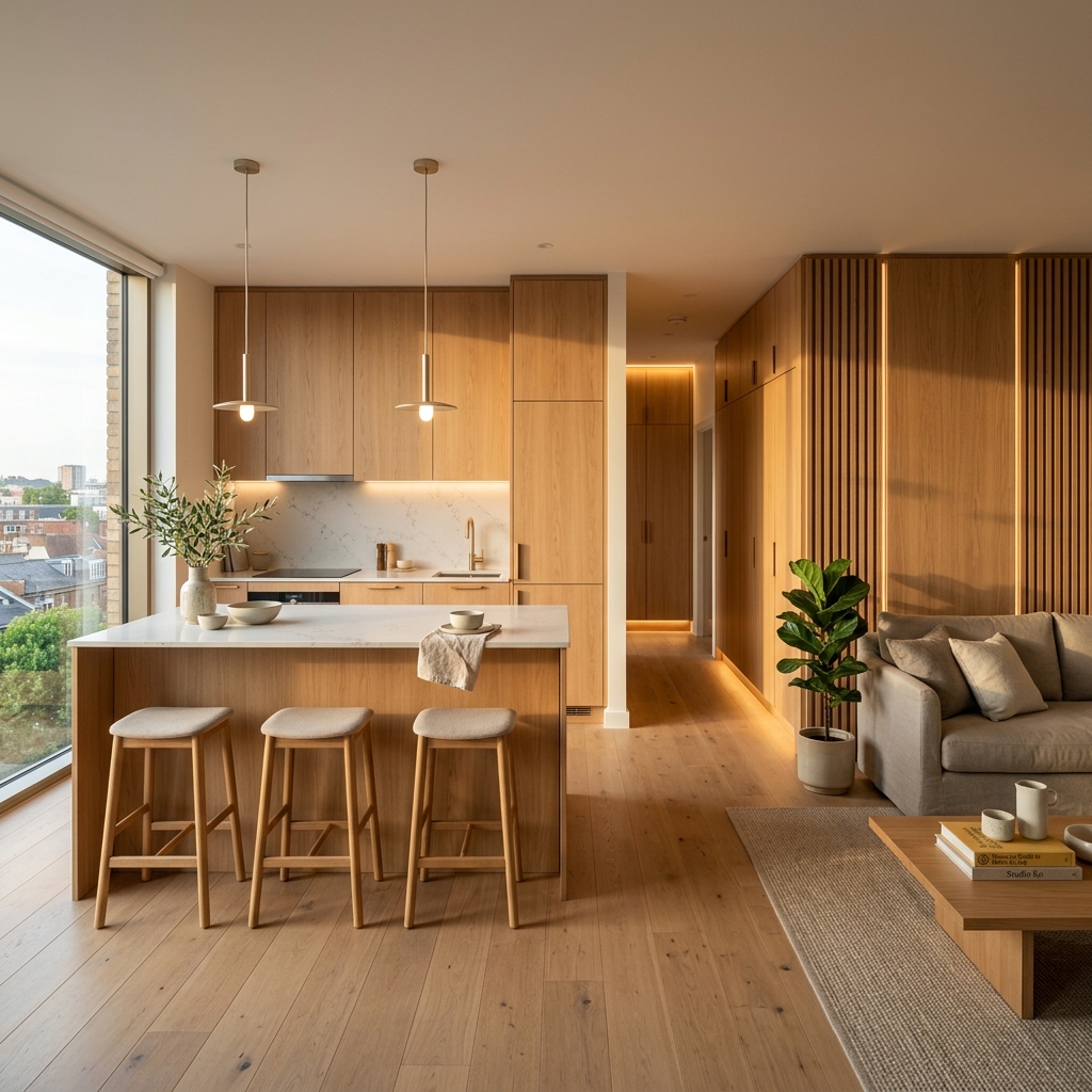 Кейс-разбор: кухня + шкафы + панели в одной квартире — как фабрика держит единый стиль и бюджет